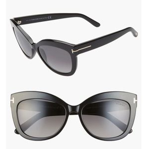Tom Ford Alistair 56mm Polarized Cat Eye Sunglasses